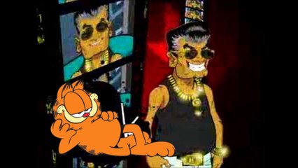 The nutshack theme but garfield says i dont care to pretty much everything