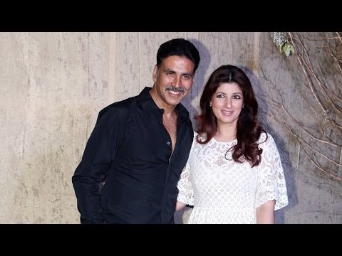 Akshay Kumar & Twinkle KhannaAt Manish Malhotra's 50th Birthday Party