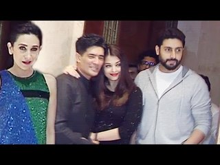 Télécharger la video: Manish Malhotra's Birthday Party 2016 - Aishwarya Rai, Abhishek Bachchan, Karisma Kapoor