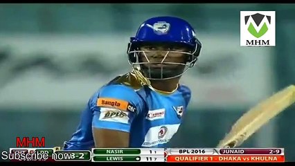 BPL 2016  Qualifier 1_  Dhaka Dynamites vs Khulna Titans full highlights 2016