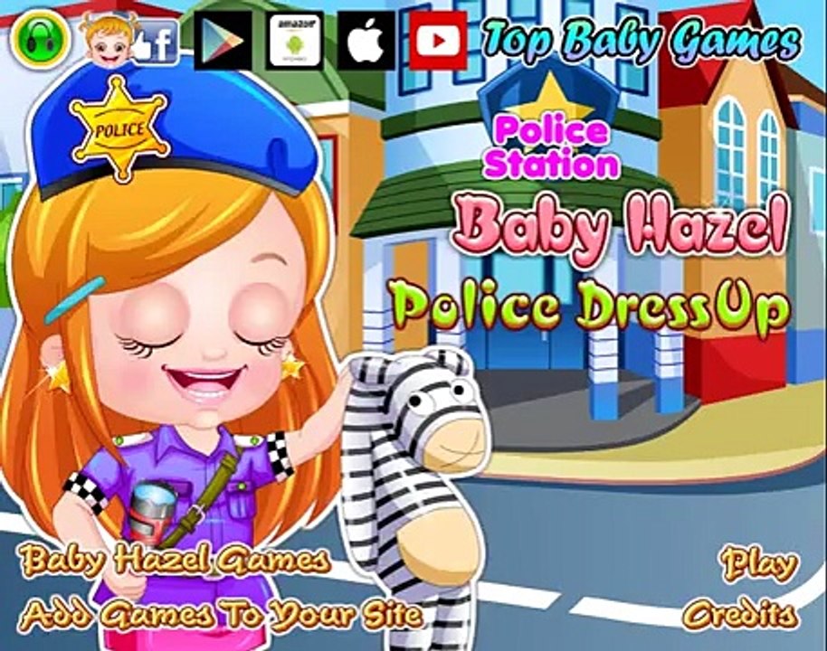 Spiele Baby Hazel Polizei - Baby-Hazel Polizei Dressup (Baby Hazel Police Dressup)