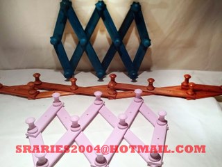 PERCHERO TIJERA  artesanias practicas y utiles