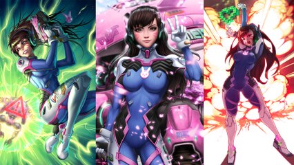 Overwatch #5 - Melhores Momentos D.VA Insana! Estou em Chamas!