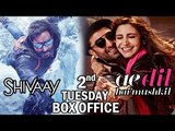 Shivaay V/s Ae Dil Hai Mushkil | 2nd Tuesday Box Office Collection