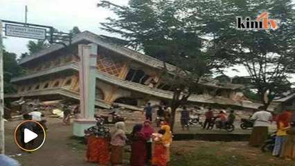 Gempa Aceh: Seorang maut, puluhan masih terperangkap