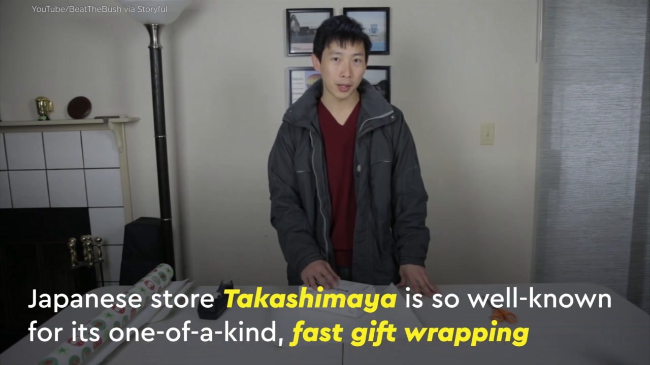 This Japanese Gift-Wrapping Hack Takes Just 15 Seconds