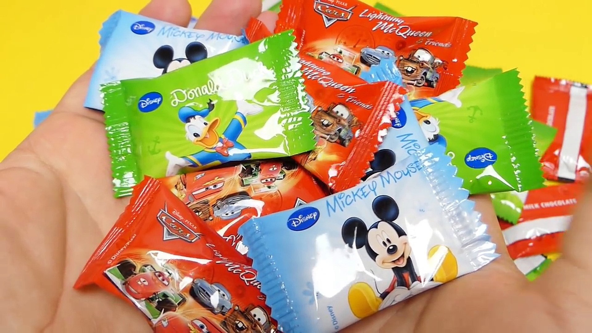 Disney Mickey Mouse, Disney Donald Duck & Disney CARS Lightning McQueen Chocolates-8MApoeUHIuE