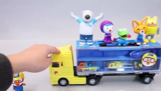Pororo Car Carrier Play Doh Toy Surprise Eggs