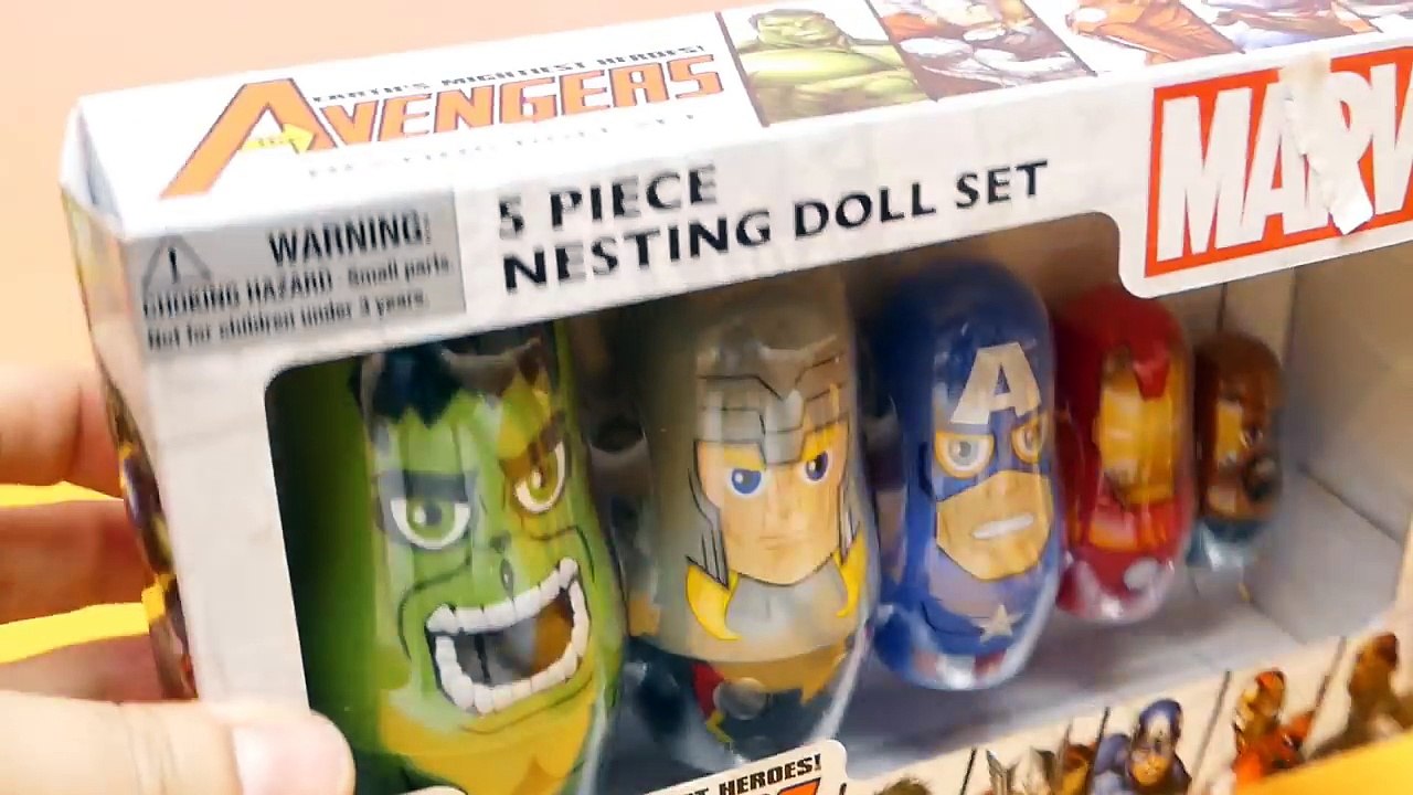 New Avengers Stacking Cups Surprise Nesting Doll Baby Toys - Disney Captain America, Hulk, Iron Man-gRmWvDL_8AE