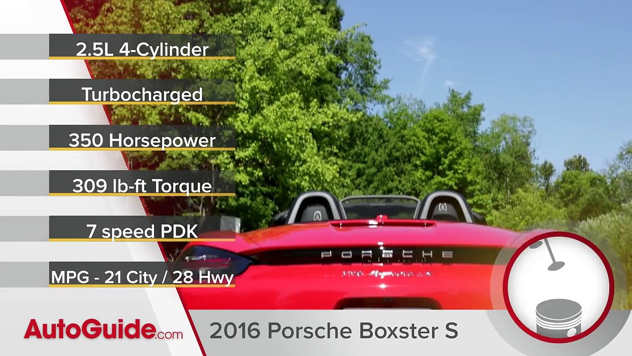 2017 Porsche 718 Boxster S Review - Quick Take-p8WeQWJpqUs