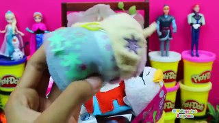 Huevo Sorpresa Gigante de Elsa Frozen de Plastilina Play Doh en Español
