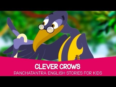Clever Crows - Panchatantra English Stories for Kids | Animated Movie