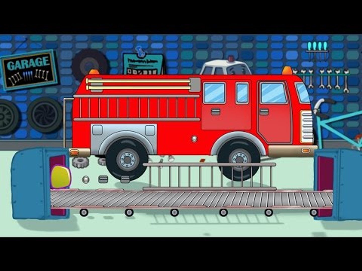 ⁣Fire Truck | Car Garage | Toy Garage