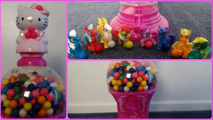 MLP ❤ Hello Kitty Gumball Machine Action 'Mesmerizing' My Little Pony Gum-6uMuYa4ikvM