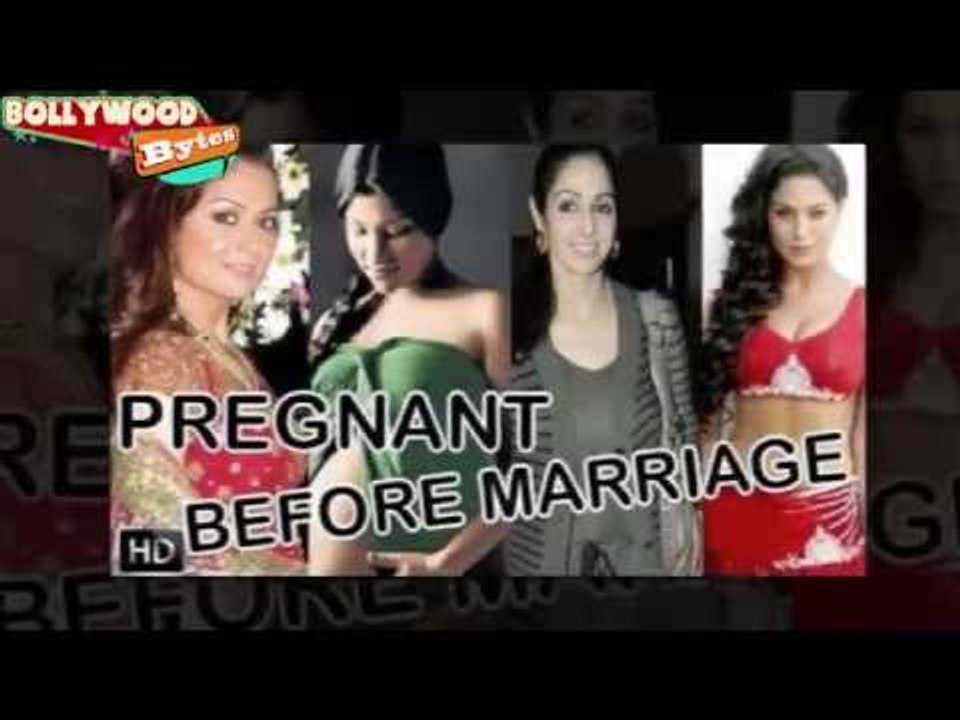 Celebrities Actress who got PREGNANT Before Marriage