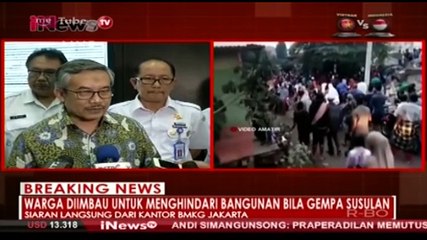 Ini Dampak dan Perbedan Gempa di Daratan dan Lautan menurut BMKG