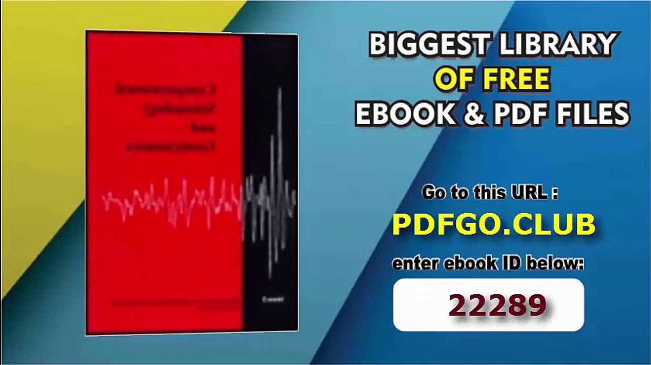 Computational Seismology and Geodynamics, Selected Papers From Volumes