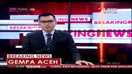 Pusdalops BPBD Kab Aceh Ceritakan Proses Terjadinya Gempa