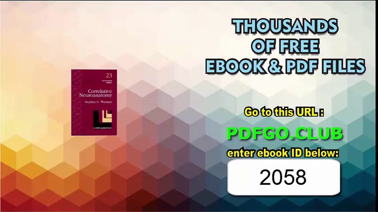 Correlative Neuroanatomy 23RD EDITION