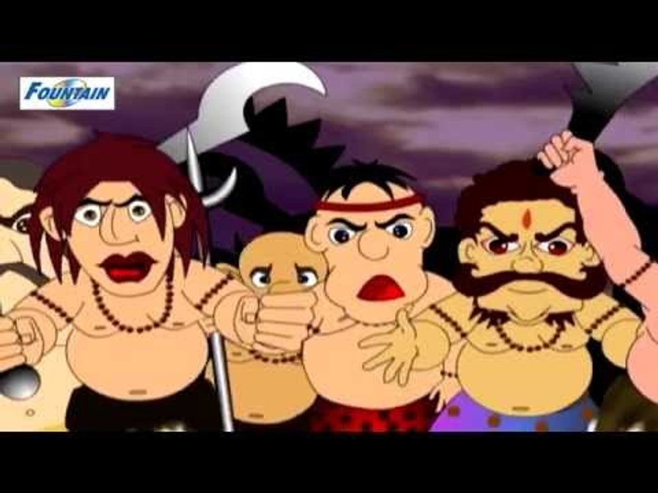 Ganesha Destroy's Narantak Demon - Bal Ganesh  (Kannada)