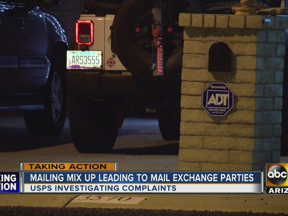 Mailing mix up leading to mail exchange parties