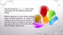 Car Loan Balloon Payments