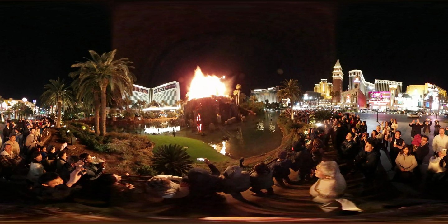 Шоу Вулкан у отеля Мираж (The Mirage) в VR360 Las Vegas