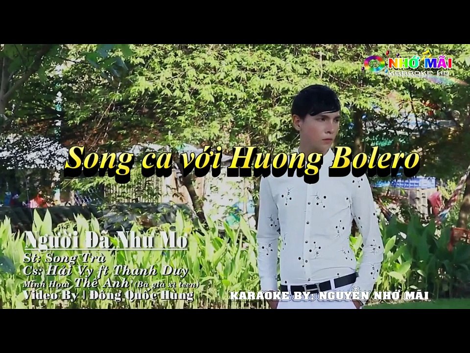 Karaoke Người Đã Như Mơ_Song ca với Huong Bolero