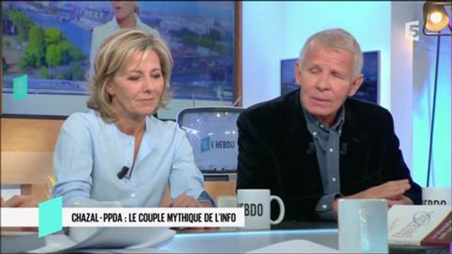 C l'hebdo : PPDA et Claire Chazal revoient leur dernier JT avec toujours autant d'émotion