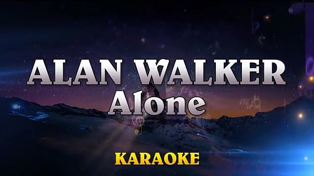 Alan Walker - Alone ¦ HIGHER Key Karaoke Instrumental Lyrics Cover Sing Along