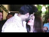Abhishek kissing Aishwarya Rai In Public At Amitabh Bachchan's Diwali Party 2016