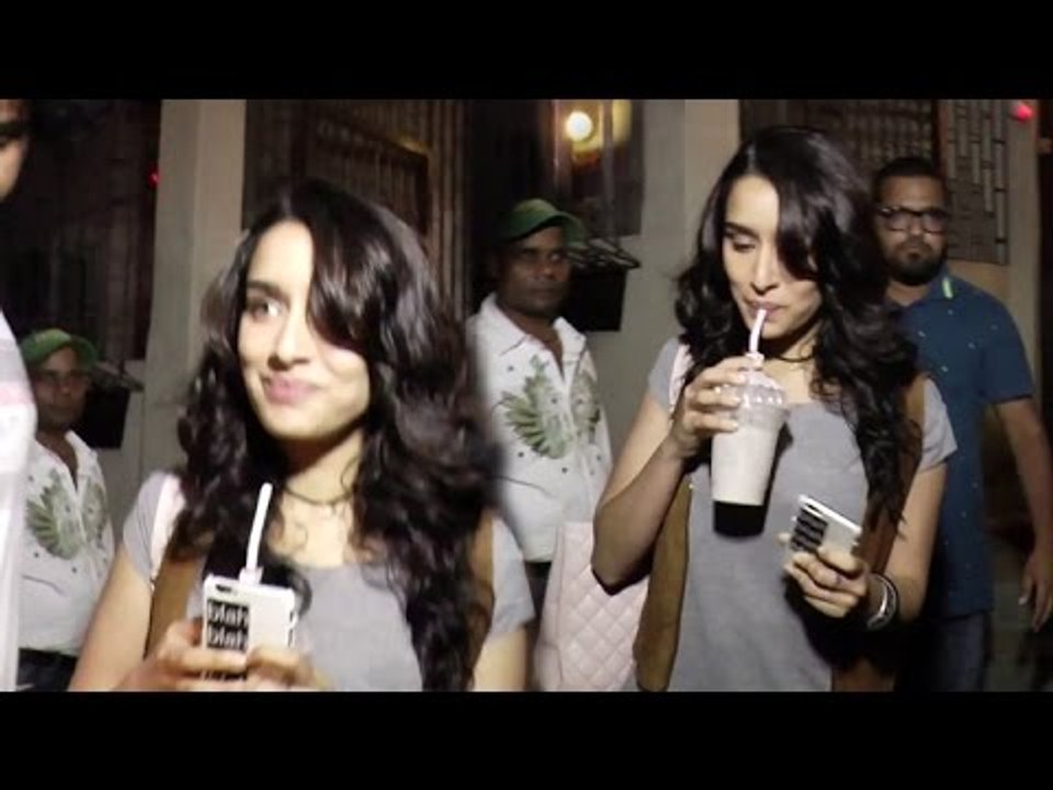 CUTE Shraddha Kapoor Spotted At Rock On 2 Sound Recording At Shankar Ehsaan Loy's Studio