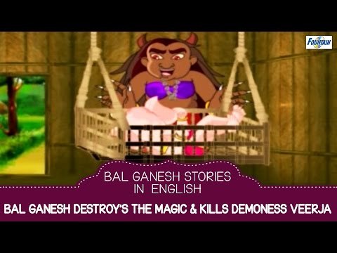 Bal Ganesh Kills Demoness Veerja - Bal Ganesha Story in English | Story For Children In English