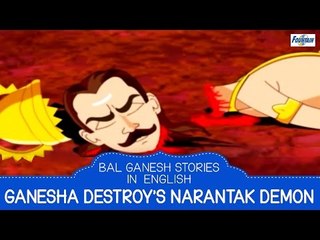 Ganesha Destroy's Narantak Demon - Bal Ganesha Story in English | Story For Children In English