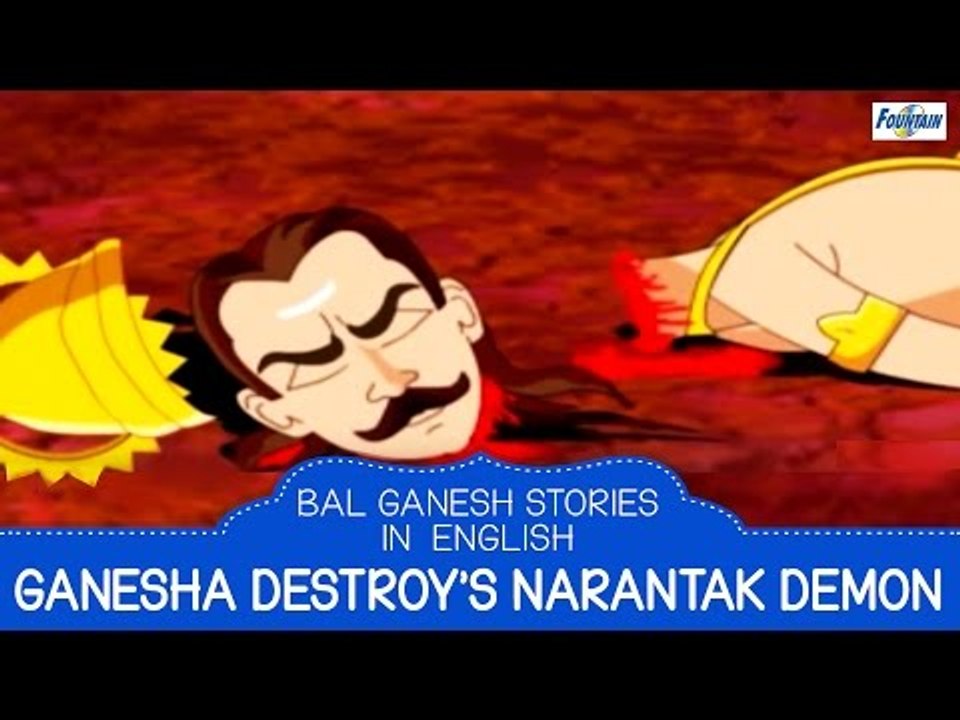 Ganesha Destroy's Narantak Demon - Bal Ganesha Story in English | Story For Children In English