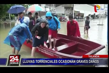 Tailandia: al menos 14 muertos por lluvias torrenciales