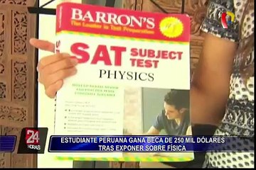 Estudiante peruana ganó millonaria beca por video de física cuántica