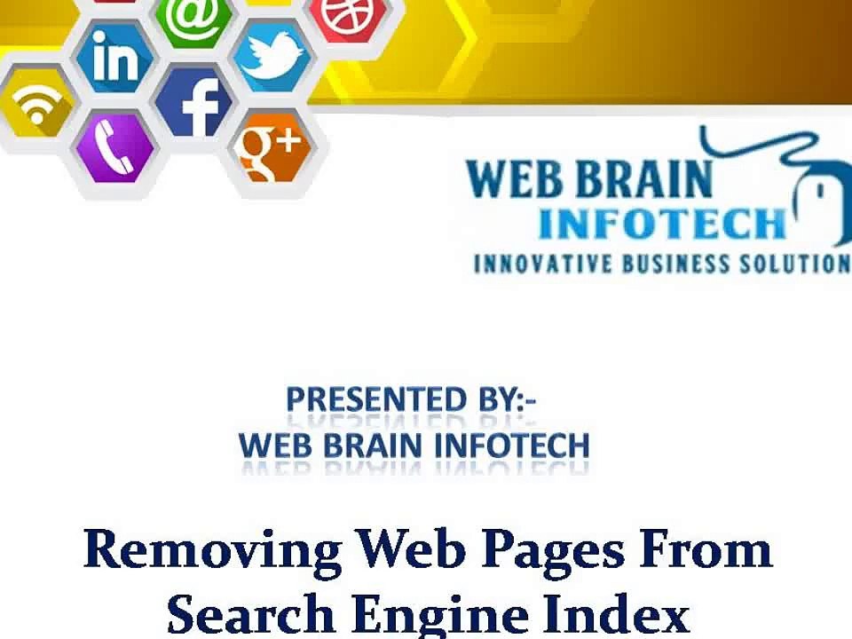 Removing Web Pages From Search Engine Index | Web Brain InfoTech