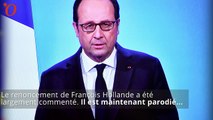 Hollande renonce : la parodie enflamme le web