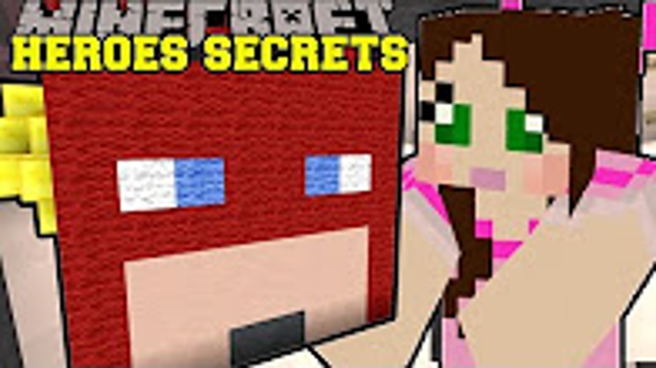PopularMMOs Minecraft - SUPERHERO SECRETS! - FIND THE BUTTON SUPERHEROES EDITION - Custom Map