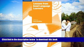 Pre Order Lessons from Good Language Learners (Cambridge Language Teaching Library)  Audiobook