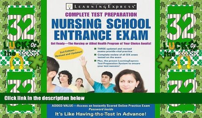 Best Price Nursing School Entrance Exam LearningExpress LLC Editors On Audio