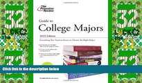 Best Price Guide to College Majors, 2010 Edition (College Admissions Guides) Princeton Review On