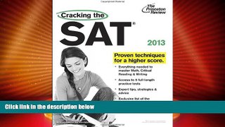 Best Price Cracking the SAT, 2013 Edition (College Test Preparation) Princeton Review On Audio