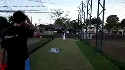 Preparing for what they will have to face quite a lot this summer - the short ball