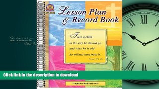 Read Book Christian Lesson Plan   Record Book Kindle eBooks