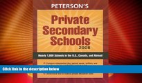 Best Price Private Secondary Schools 2007-2008 (Peterson s Private Secondary Schools)  On Audio