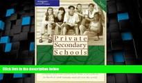 Best Price Private Secondary Schools 2001-2002 (Private Secondary Schools, 2002) Peterson s For