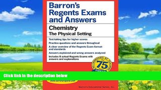 Buy Albert S Tarendash Barrons s Regents Exams and Answers: Chemistry, the Physical Setting