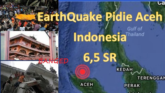 Today's Earthquakes in Pidie Aceh, Indonesia